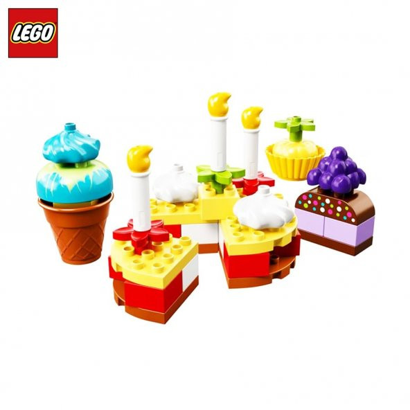 LEGO DUPLO CELEBRATİON1.5 Yaş Pasta Yapma Seti Eğitici Zeka Geliştiren Bebek Oyuncak