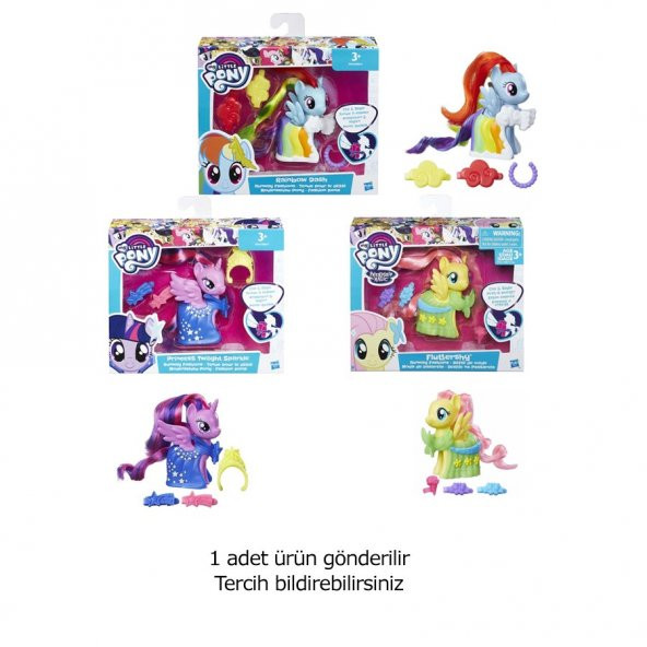 Hasbro My Little Ponny Balo Elbiseli Kız Çocuk Evcilik Oyuncakları