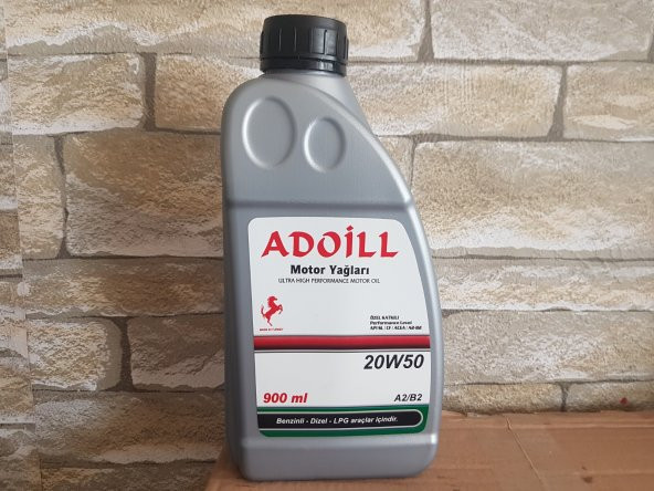 Adoil 20w50 1 Litre Motor Yağı 2018 Yerli Üretim