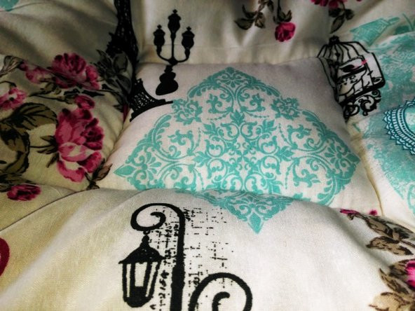 Dekoratif Bağlanabilir Sandalye Minderi - 4