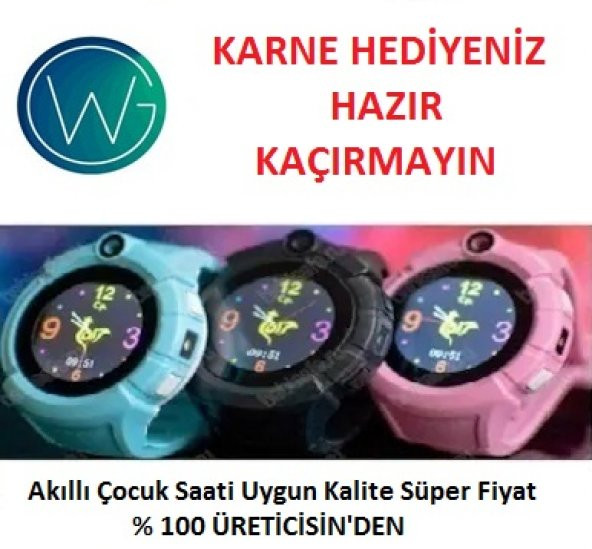 Glida Ewd Akıllı Çocuk Saati ÜRETİCİSİ % 100 ORJİNAL PEMBE