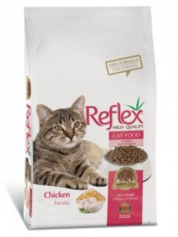 reflex catfood multicolar tavuklu renkli kedi maması