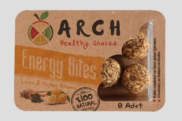 Arch Healty Snacks - Limon - Haşhaş Tohumu