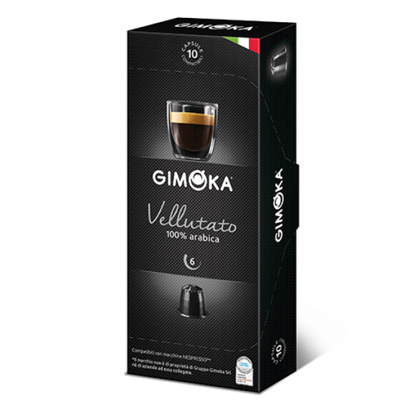 Gimoka Vellutato X10 %100 Arabica Nespresso®* Uyumlu Kapsül Kahve