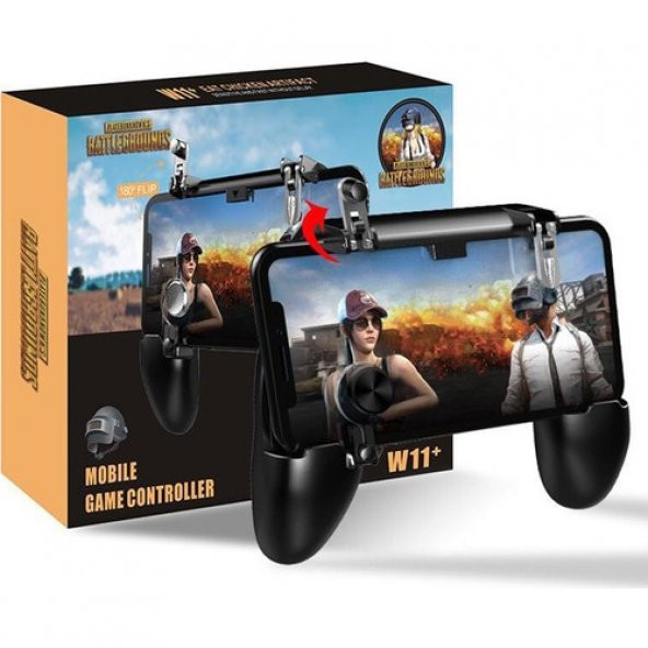Case 4U W11+ Mekanik Mobil Oyun Konsolu - PUBG - Tüm Oyun ve Telefonlar ile Uyumlu - Universal Oyun Adaptörü - 9