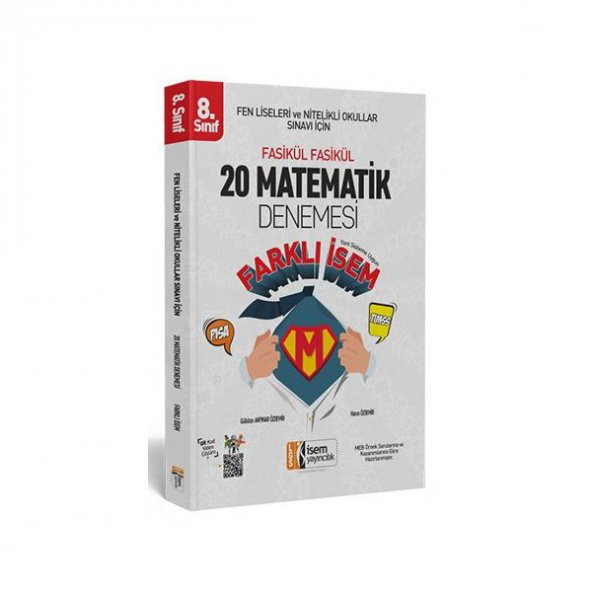 8. Sınıf LGS Farklı İsem Matematik 20 Deneme İsem Yayıncılık