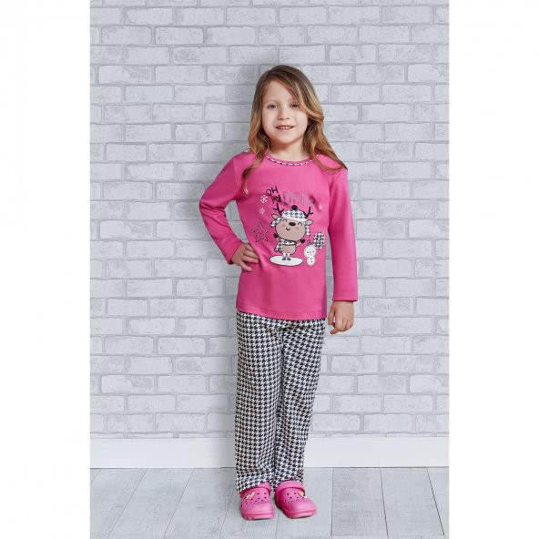 Roly Poly 1170 Uzun Kol Kız Çocuk Pijama Takımı