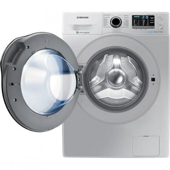 Samsung WD80J5B10AS /AH 8kg/6kg 1400 Devir Kurutmalı Çamaşır Makinesi