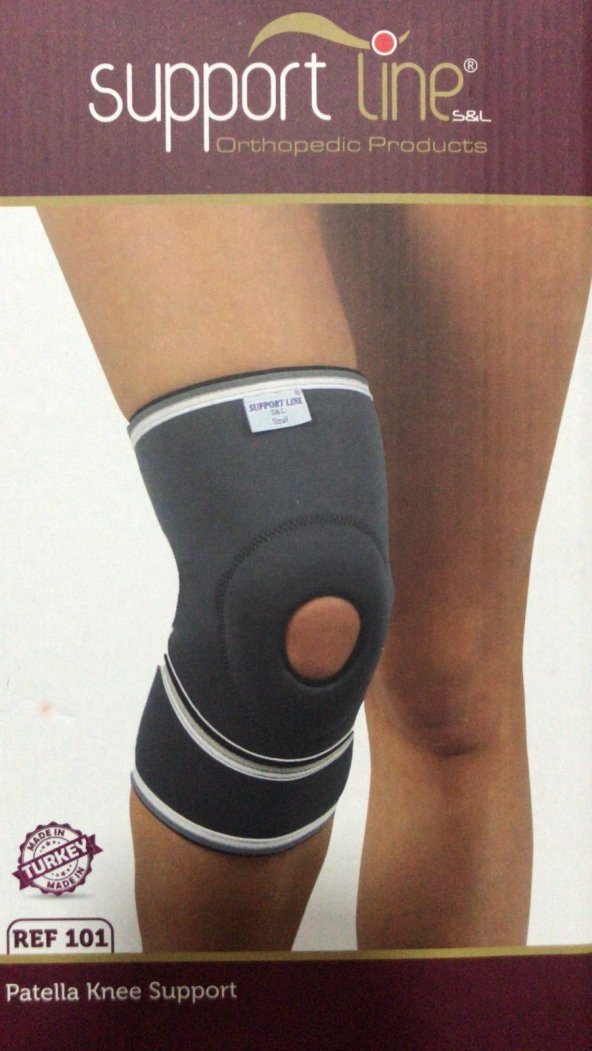 Diz Ağrıları için Patella Destekli Dizlik Neopren Kumaş REF-101 - 3