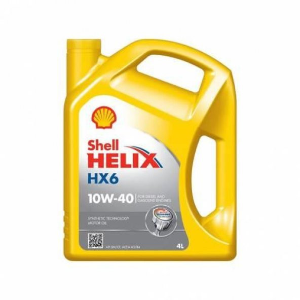 Shell Helix HX6 10W-40 4 lt Motor Yağı 2023 Tarihli