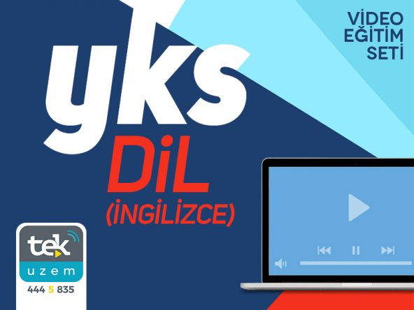 YKS Dil (İngilizce) 55 Saat Video Dersler TEKUZEM