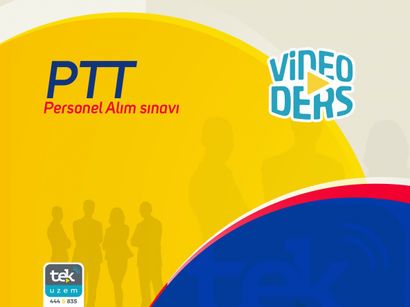 PTT Personel Alım Sınavı Video ve Canlı Ders Hazırlık Seti