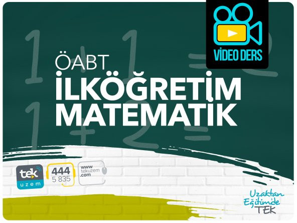 ÖABT İlköğretim Matematik Öğretmenliği 152 Saat Video Dersler