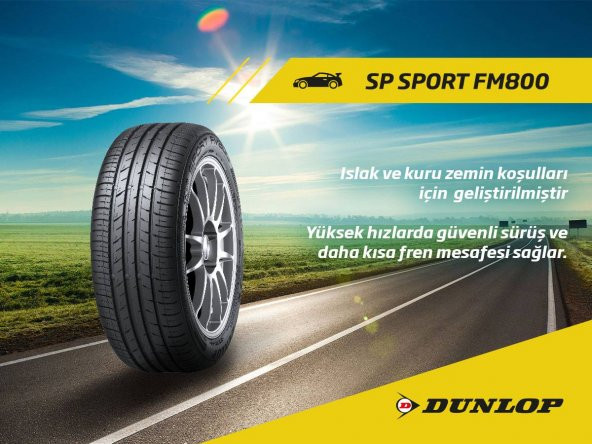 225/65 R17 TL 102V SP SPORT FM800 DUNLOP