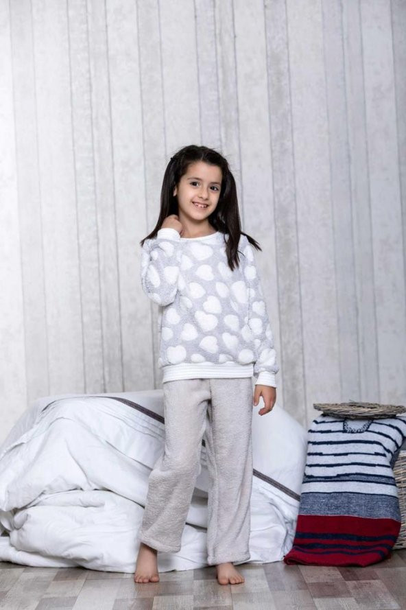 Kalpli 2li Çocuk Pijama Takım LB3023