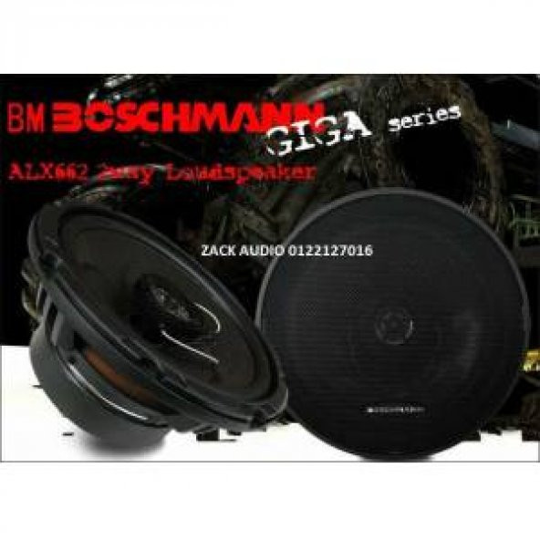 BOSCHMANN ALX 662 GİGA SERİSİ 175 RMS 16 CM MİDRANGE HOPARLÖR - 4