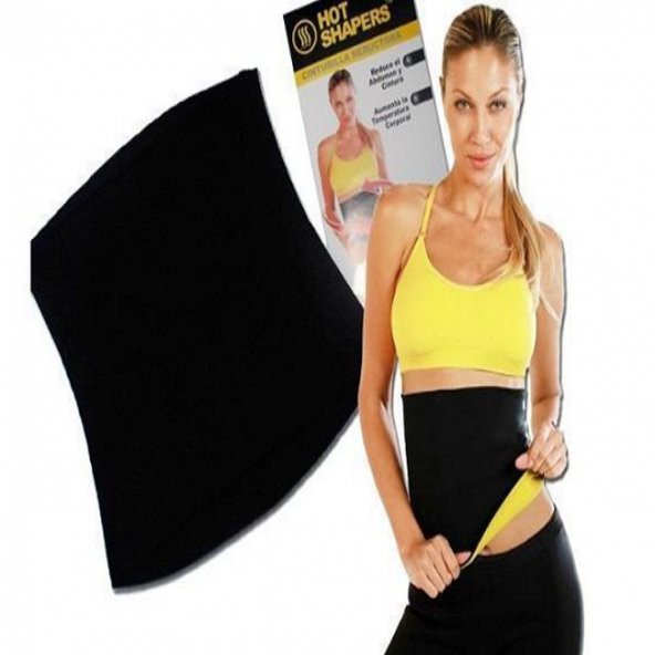 Orjinal Kutulu Hot Shapers Neopren Termal Sauna Fitness Sporcu Terleme Zayıflama İncelme Bel Korsesi