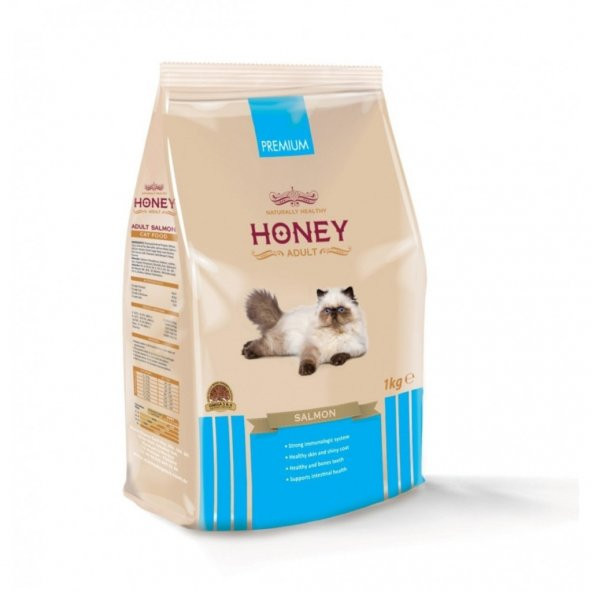 Honey Premium Somonlu Yetişkin Kedi Maması 1 KG