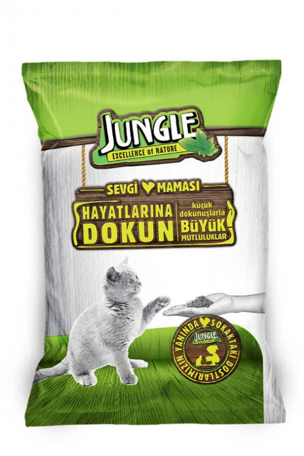 Jungle Kedi Sevgi Maması 100 gr , 32 Adet !