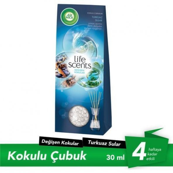 Air Wıck Kokulu Çubuklar Turkuaz Sular Oda Kokusu 30 Ml