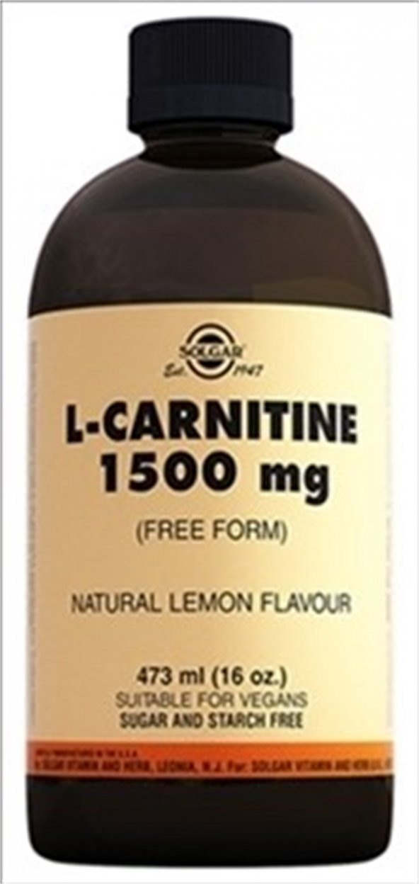 PTTAVM: Solgar L-Carnitine 1500 mg Liquid 473 ml