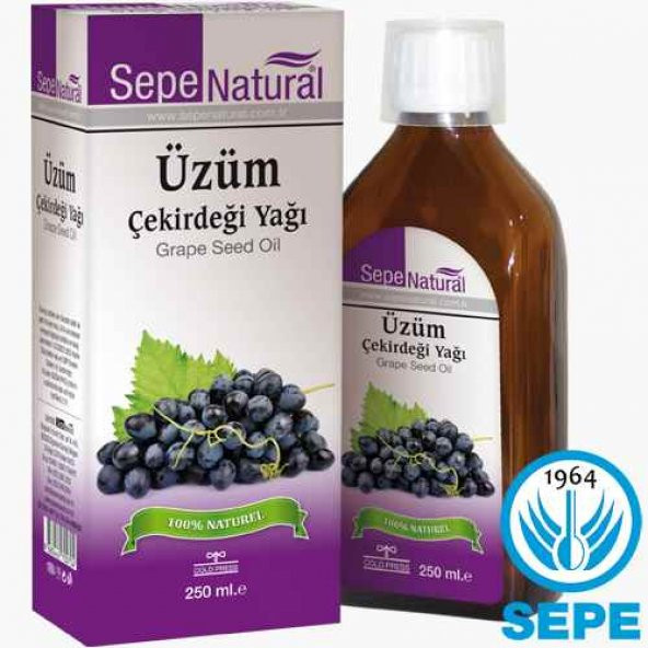Üzüm Çekirdeği Yağı 250 ml SOĞUK SIKIM Grape Seed Oil