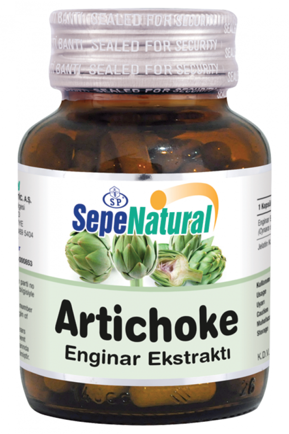 Artichoke Extract 60 Kapsül 380 mg Enginar Ekstrakt Ekstresi
