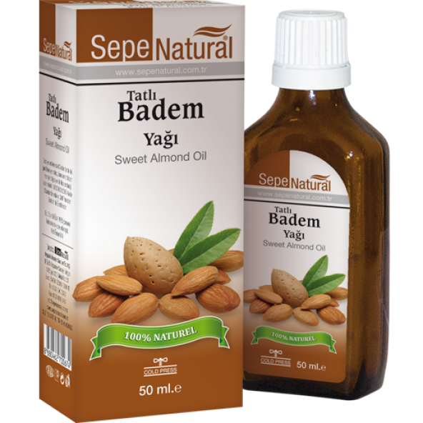 Tatlı Badem Yağı 50 ml 100 Saf Soğuk Sıkım Badem Yağı - 8