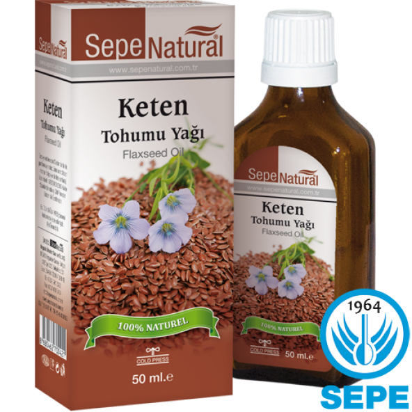 Keten Tohumu Yağı 50 ml 100 Saf Soğuk Sıkım Flaxseed Oil