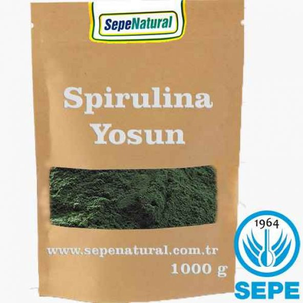 Toz Spirulina 1000 gr Gıdaya Uygun Analizli Siprulina Yosun 1 kg - 6