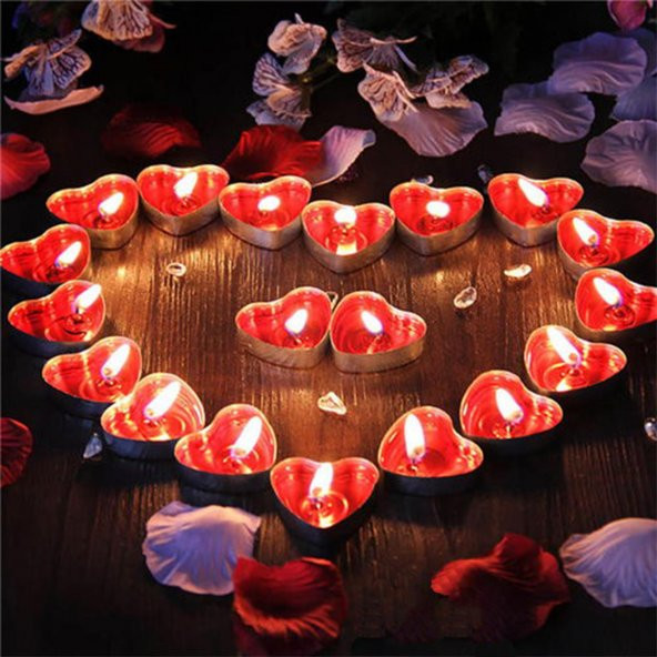 14 Şubat Sevgililer Günü Yemek Masası Süslemeleri Hazırlama Paket - Resim 2