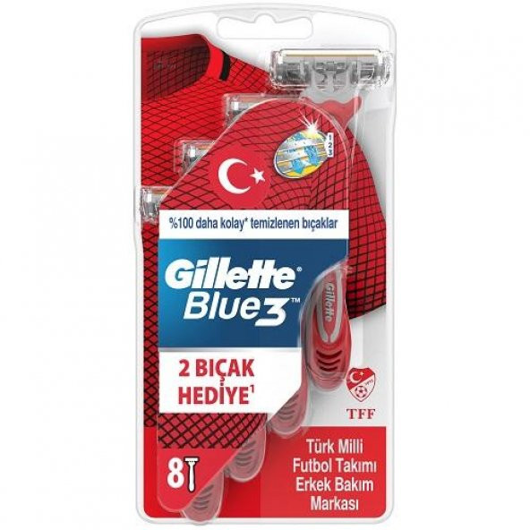 Gilette Blue3 Tıraş Bıçağı 8 Adet