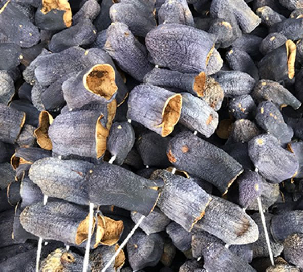 YÖRESEL BAHARAT Kuru Patlıcan 5 ip 225-250 tane