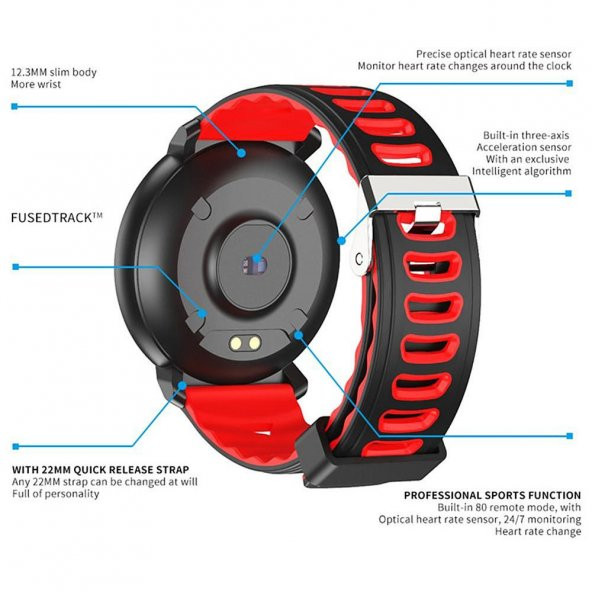 Sim Kartlı Akıllı Saat Smart Watch A1/2019 BTK İmeli Kayıtlı - 4