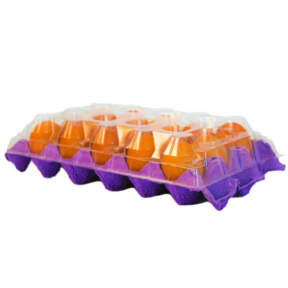 15 Lİ KARTON VİYOL İÇİN 125 ADET PLASTİK ÜST KAPAK