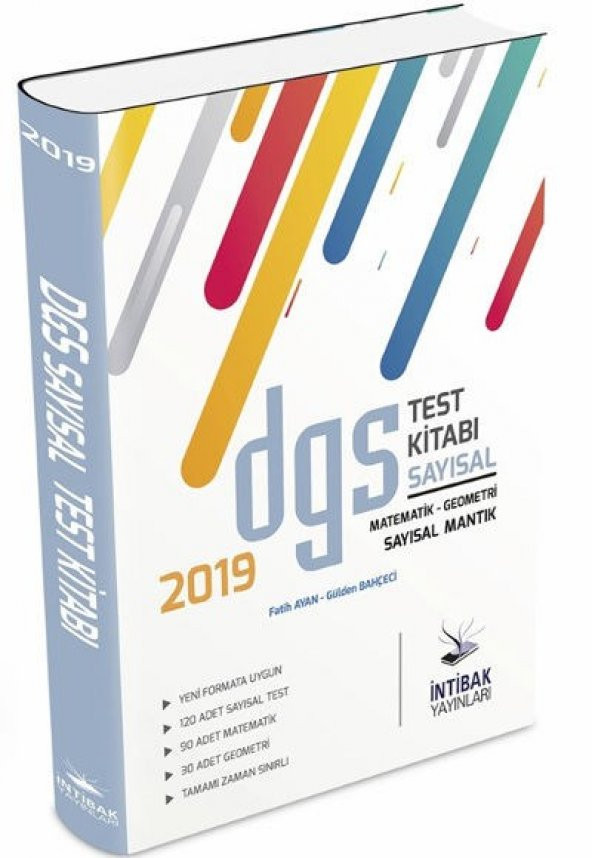 İntibak Yayınları 2019 DGS Sayısal Test Kitabı