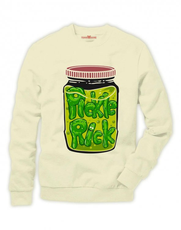 Tshirthane Rick and Morty  Im Pickle Rick!! Sweatshirt Uzunkollu