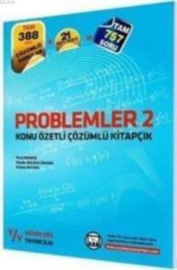 Problemler 2 Konu Özetli Çözümlü Kitapçık Yüzde Yüz Yayıncılık