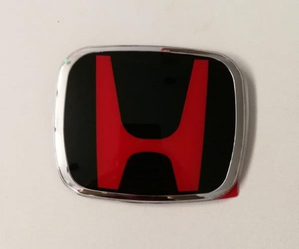Oled Garaj Honda Civic Fc5 Ön Logo Siyah Kırmızı 2016-2020 - 2