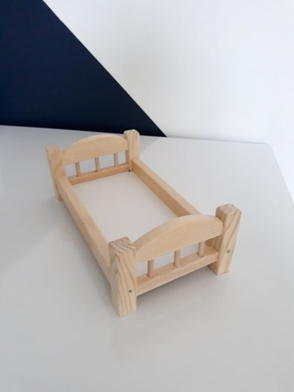 CEEBEBEK MONTESSORİ AHŞAP OYUNCAK BEBEK BEŞİK YATAK EĞİTİCİ OYUN Kız Çocuk Oyun Evcilik - 3