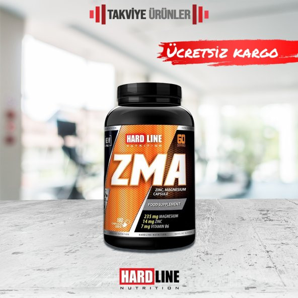 Hardline ZMA 180 Kapsül Çinko - Magenzyum - B6 Vitamin