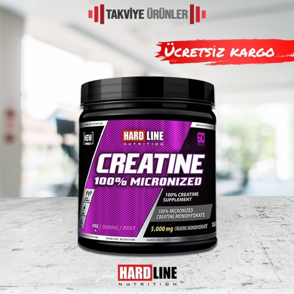 Hardline Creatine 100% Mikronize 300 gr Kreatin