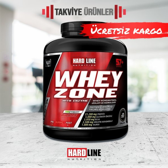 Hardline Whey Zone 2300 gr Protein Tozu