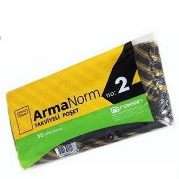 Takviyeli Siyah Poşet 26*38 cm No:2 - 2