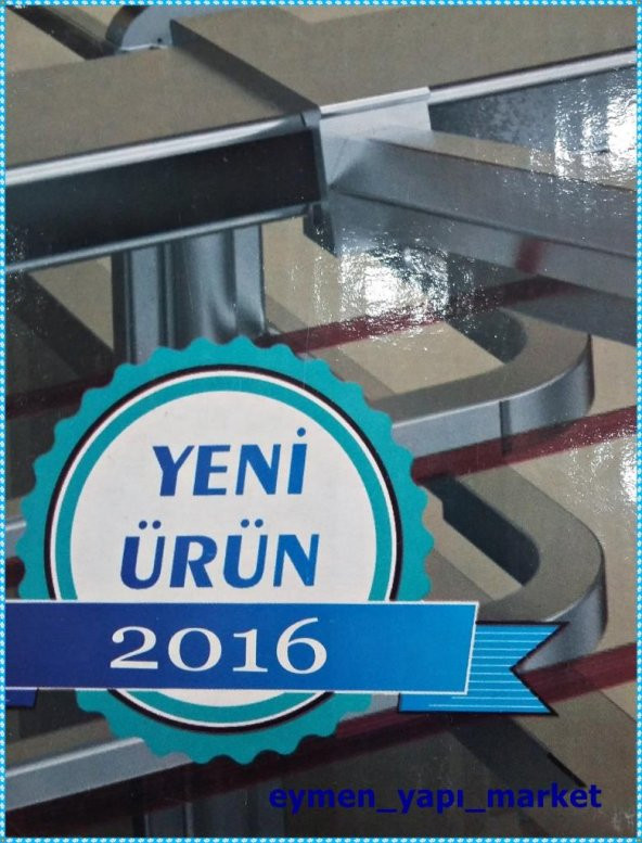 Balkon Çamaşır Kurutma Askısı Dikdörtgen Küpeşte 60*25 Bronz - 4