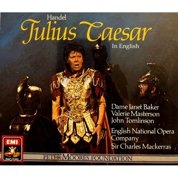 HANDEL - JULIUS CAESAR (IN ENGLISH) SIR CHARLES MACKERRAS (3 CD) (1988)