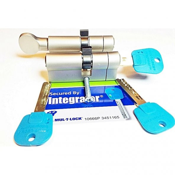 Mul-t-lock Integrator İkiz Tuzaklı KGB Barel 69mm 3 Patentli Anahtar - 1