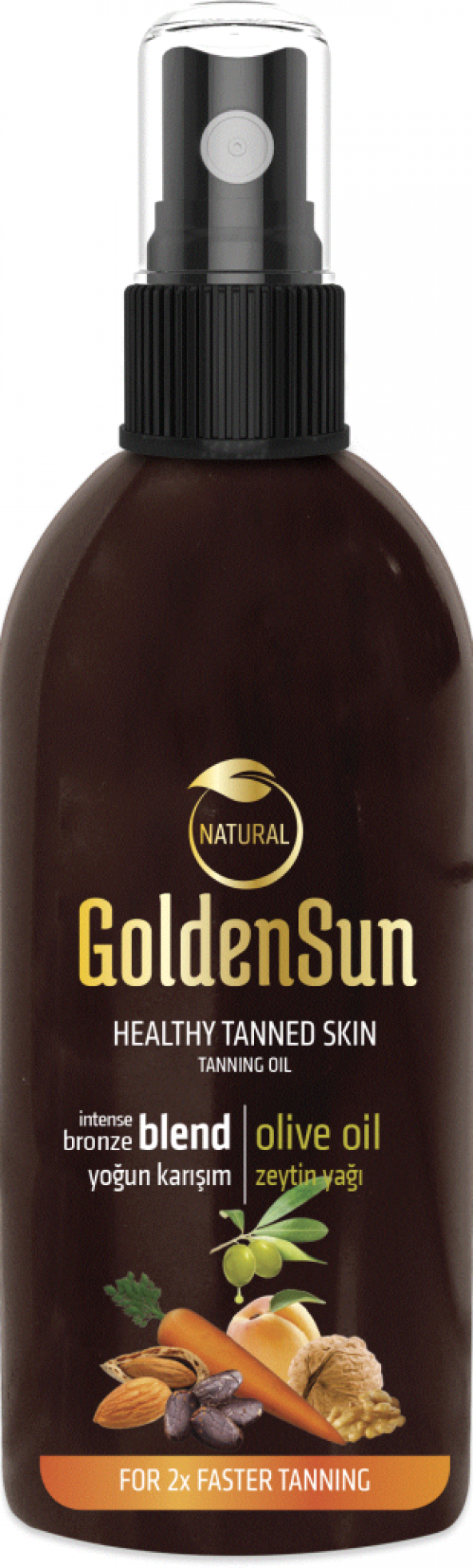 GOLDEN SUN Yoğun Bronzlaştırıcı + Zeytin Yağı 150ml