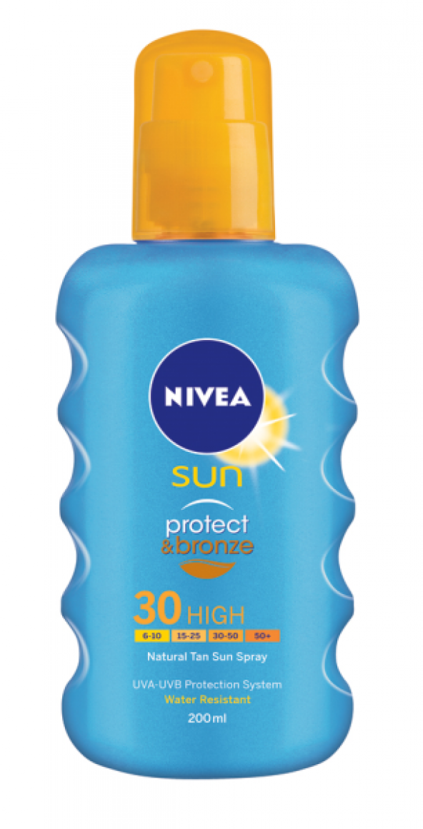 NIVEA Sun F30 Protection & Bronze Süt Sprey 200ml