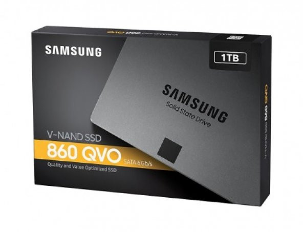Samsung 860 QVO 1TB SSD Disk MZ-76Q1T0BW  2.5", 550 - 520MB/s, Sata 3